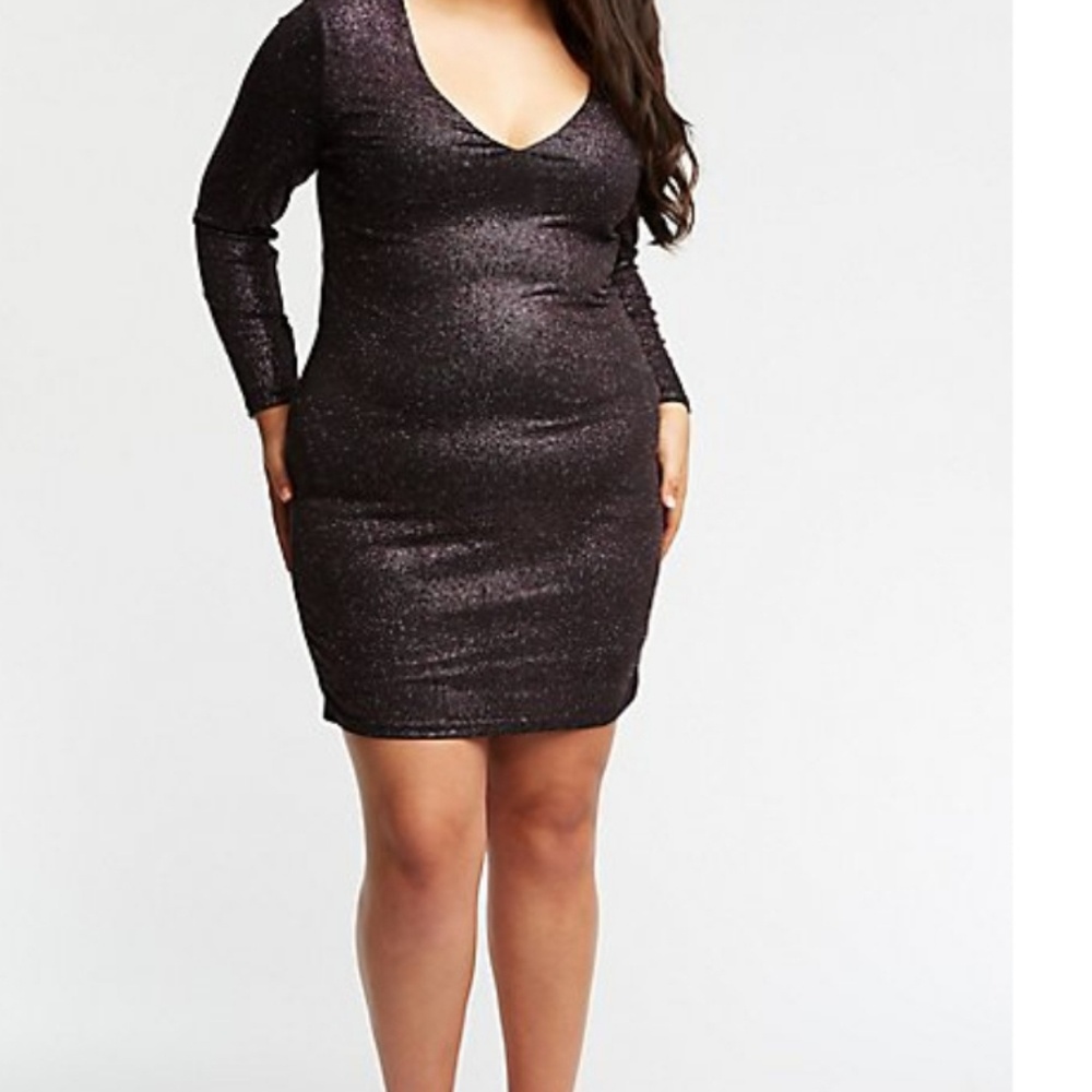 Glitter bodycon dress